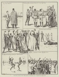 La squadra di calcio Maori, prima partita a Richmond, 3 ottobre, contro il Surrey Club